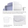 Dog Food Bucket Pet Food Storage Container Mothproof Leakproof Roller Base Sealed Solid Color Box Accessories with Measuring Cup