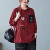 Lente Koreaanse Losse Geruite Kraag Lange Mouwen Shirt Dames