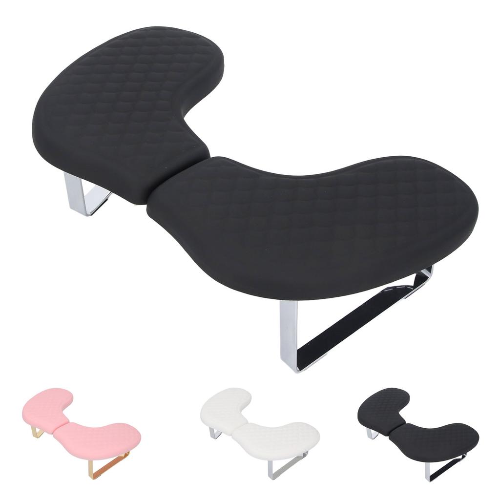 Podpórka pod ramię do paznokci dla stylistki paznokci Odłączana w kształcie U Miękka PU Składana podpórka pod dłoń do manicure do salonu domu