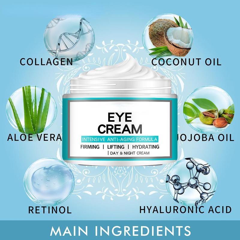 Zaawansowany krem pod oczy z retinolem rozjaśnia cienie i drobne zmarszczki, usuwa worki pod oczami, przeciwzmarszczkowy, przeciwstarzeniowy, ujędrniający i rozświetlający skórę