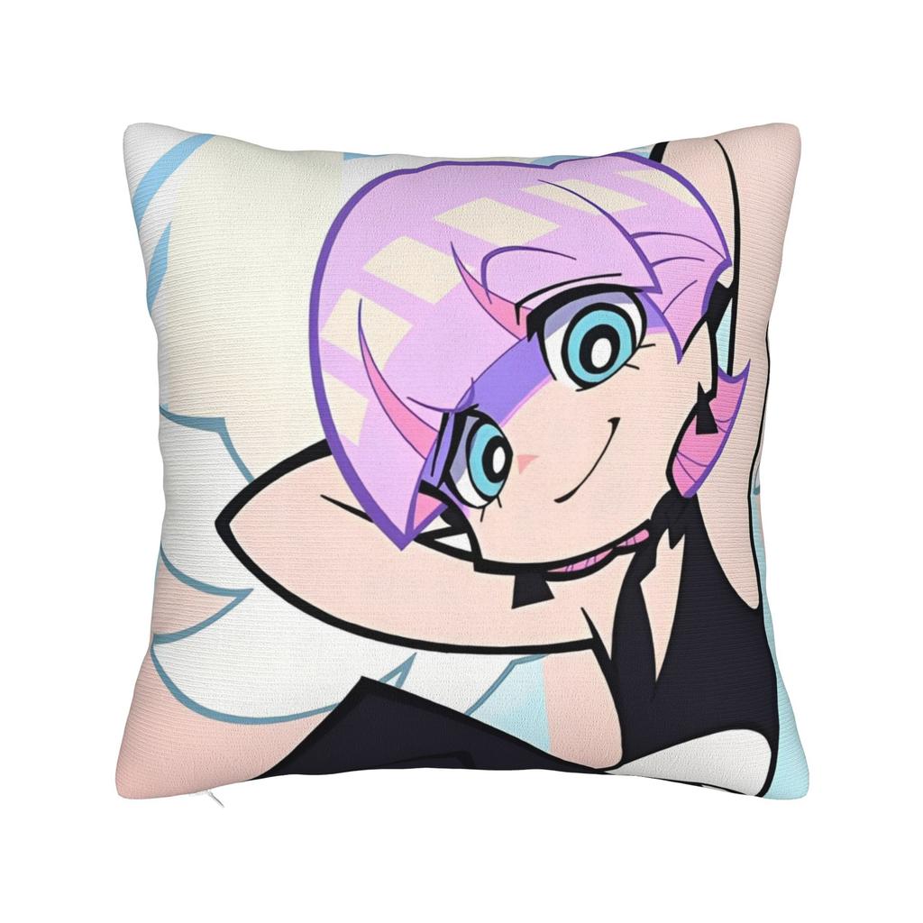 Panty Stocking with Garterbelt Square Pillow Case Cartoon Cushion Covers Custom Zipper Decor Pillowcase for Living Room 40x40cm
