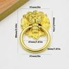 Pack of 5 Antique Styles Stylish Lion Heads Knobs Sturdy Alloy Materials Convenient for Wardrobes and Drawers Use