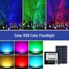 Cross-border RGB Seven-Color Outdoor Solar Landscape Lights for Park, Hotel, and Villa.