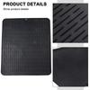 Grey Black Green Pink Dish Drying Mat Silicone Dish Mat Sink Mat Silicone Non-Slip Fast Drying Multifunctional