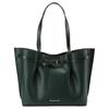 Shoulder Bag Emilia Logo Printed Magnetic Buckle Closure, Split Cow Leather, Tote Bag, Tote Bag, Shopping Bag, Hand-held Bag, Women's