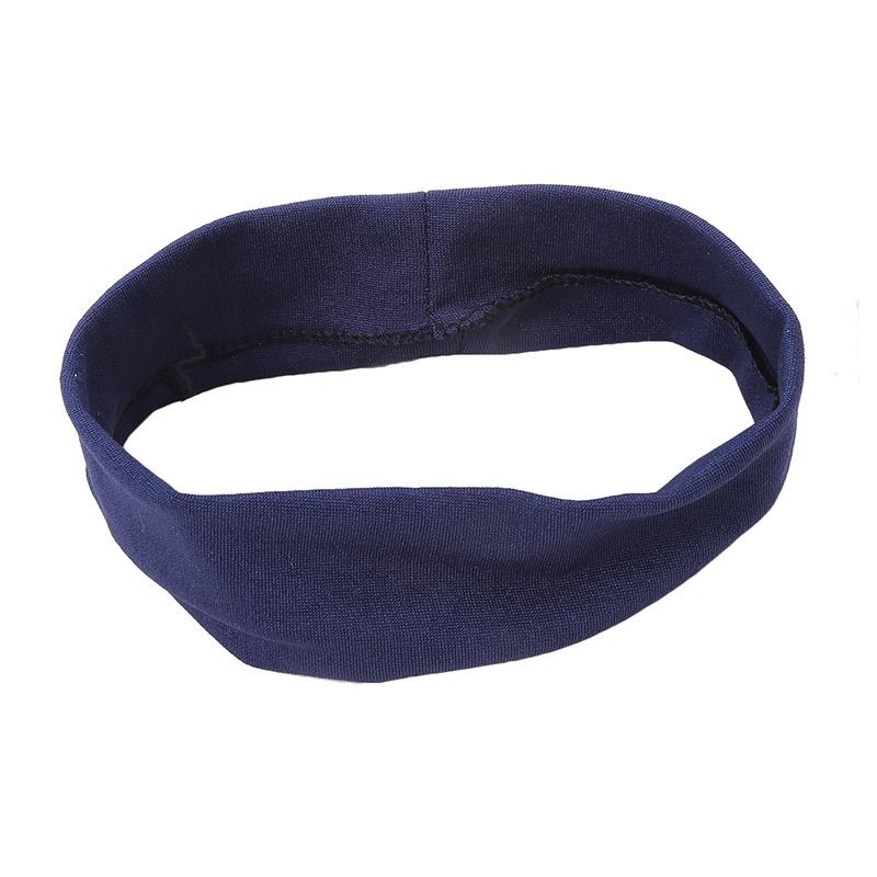 Solid Color Sporty Headband Elastic Sweat-absorbing Wide Hairband Yoga Fitness Running Fashion Outdoor Sports Headwrap