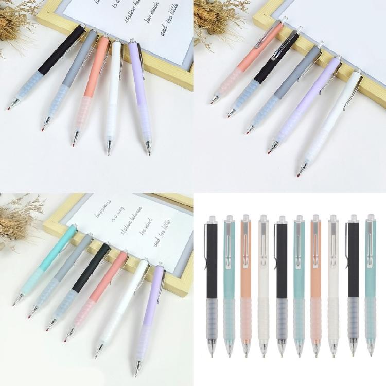 10 Pcs Retractable Gel Pen Aesthetic Neutral Pen Black Ink Pressing Pen Writing Pen Gift Pen Journaling Pen for Student