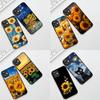 Sunflower Van Gogh Starry Night Sky Phone Cover for Xiaomi Poco C75 C65 C71 C85 X7 X6 X5 M6 M7 F7 F8 Ultra F6 Pro Soft Case