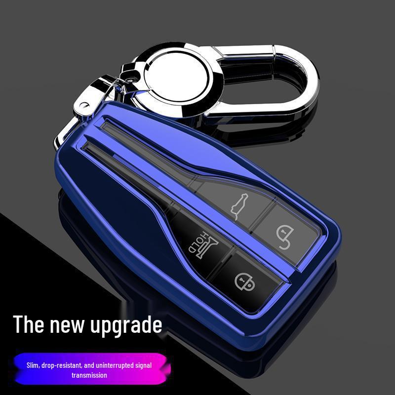 Premium Hongqi H9/HS5/HS7 Key Case with Male Buckle - Elegant Interior Car Decoration for Women