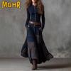Rochii Casual de Damă Modă Toamnă Iarnă Culoare Solidă Imprimeu Decolteu în V Mânecă Lungă