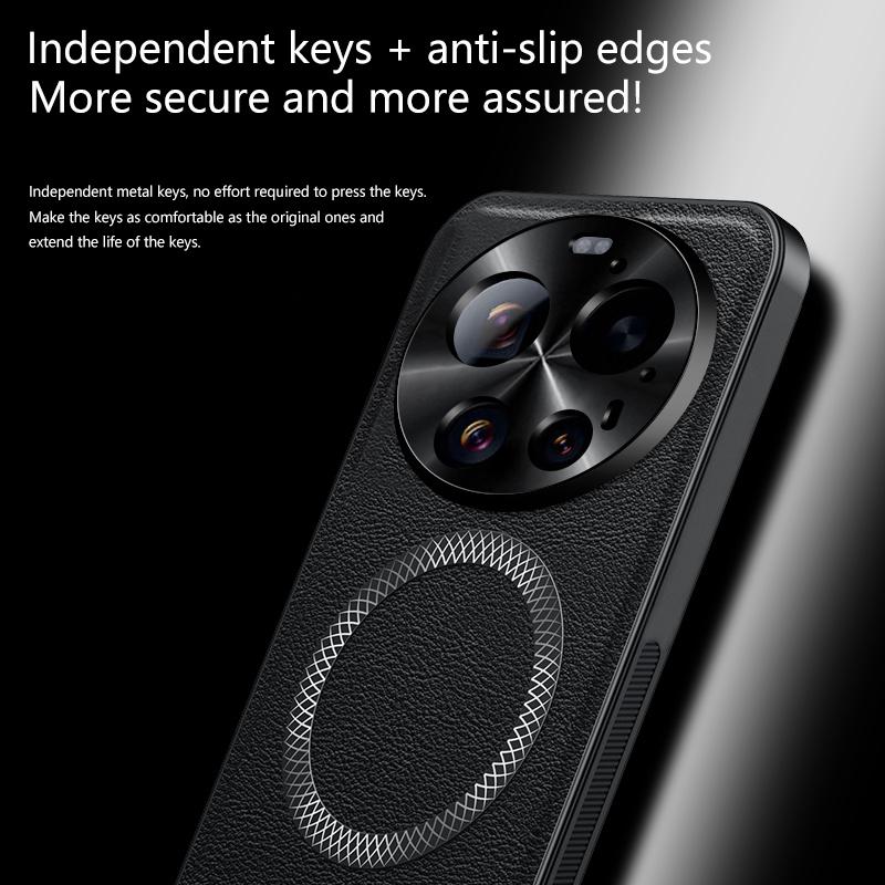 For Xiaomi 17 15 14 Ultra 17 Pro Max High End Leather Metal Magnetic Ring Phone Case For Xiaomi 15T 14T 17 15 14 Pro