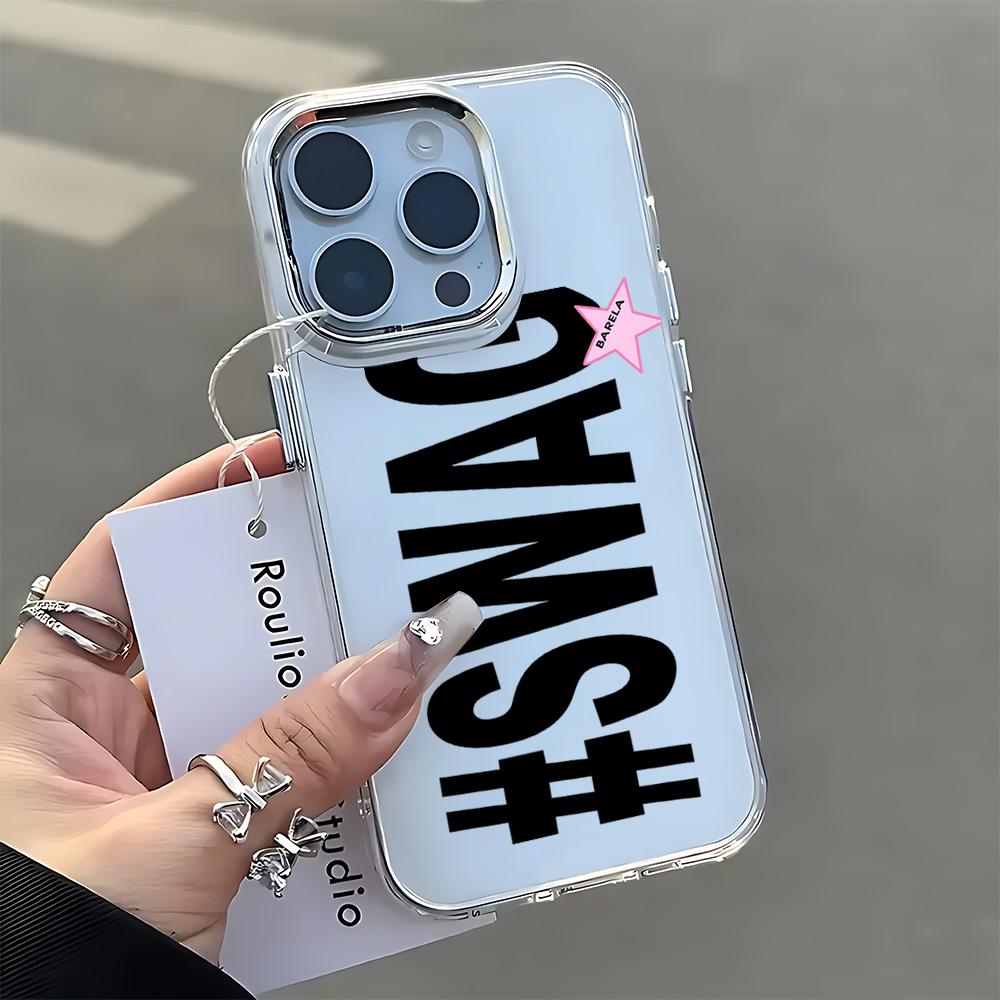 Custodia per Telefono Per iPhone 17 16e 16 15 14 13 12 11 mini Pro Max X XR XSMAX 8 7 Air Plus Trasparente Morbida HOT Clmj Coreana SWAG
