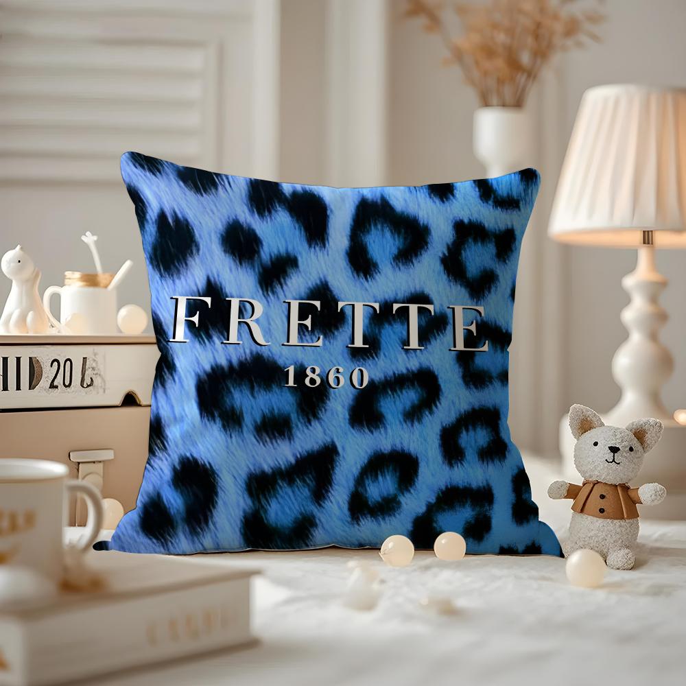 Cushion Cover Anti-dustmite Pillowcase Invisible Zipper Silky Short Plush Sofa Cushion Cover FREITAG