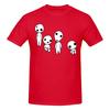 Camiseta Unisex Kodamas Impresionante Algodón Vintage Ropa Unisex