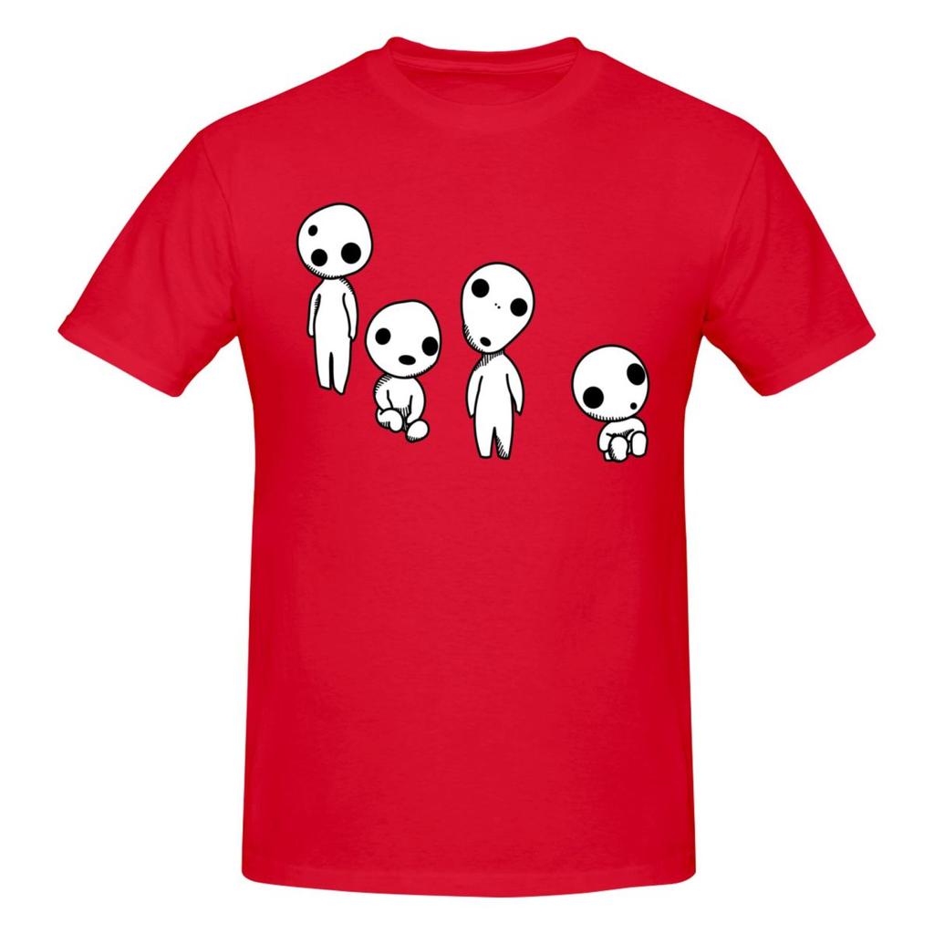 Camiseta Unisex Kodamas Impresionante Algodón Vintage Ropa Unisex