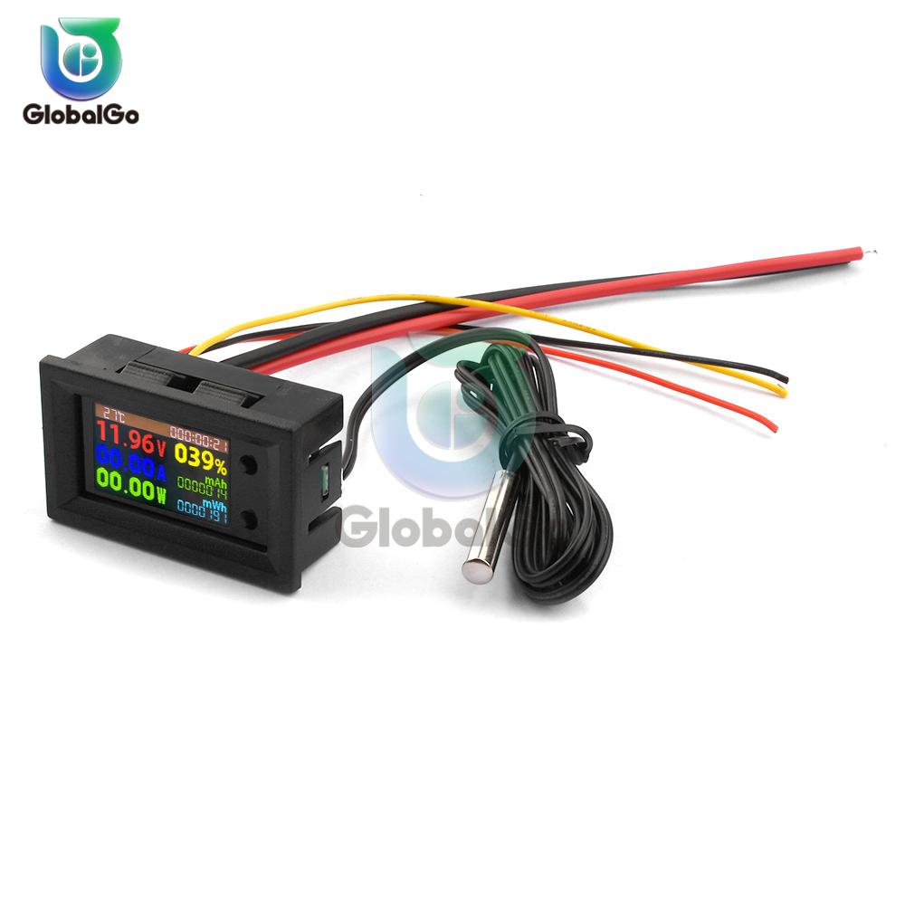 8 In1 Multifunctional Digital Voltmeter Ammeter Tester DC4-30V Voltage Current Power Energy Battery Electricity Test Meter