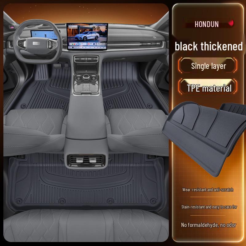 Floor Mats for Geely Galaxy A7 (2025) - TPE Car Interior Modification Accessory