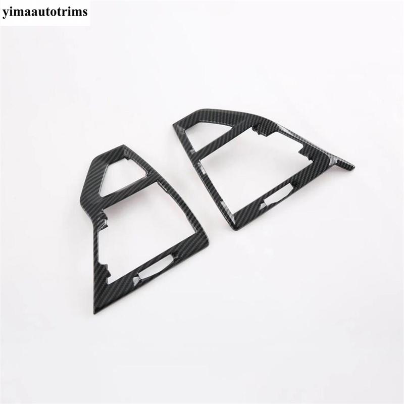 Gear Panel / Dashboard Frame / Window Lift /Navigation Strip Cover Trim For BMW X3 iX3 X4 G01 Carbon Fiber Accessories