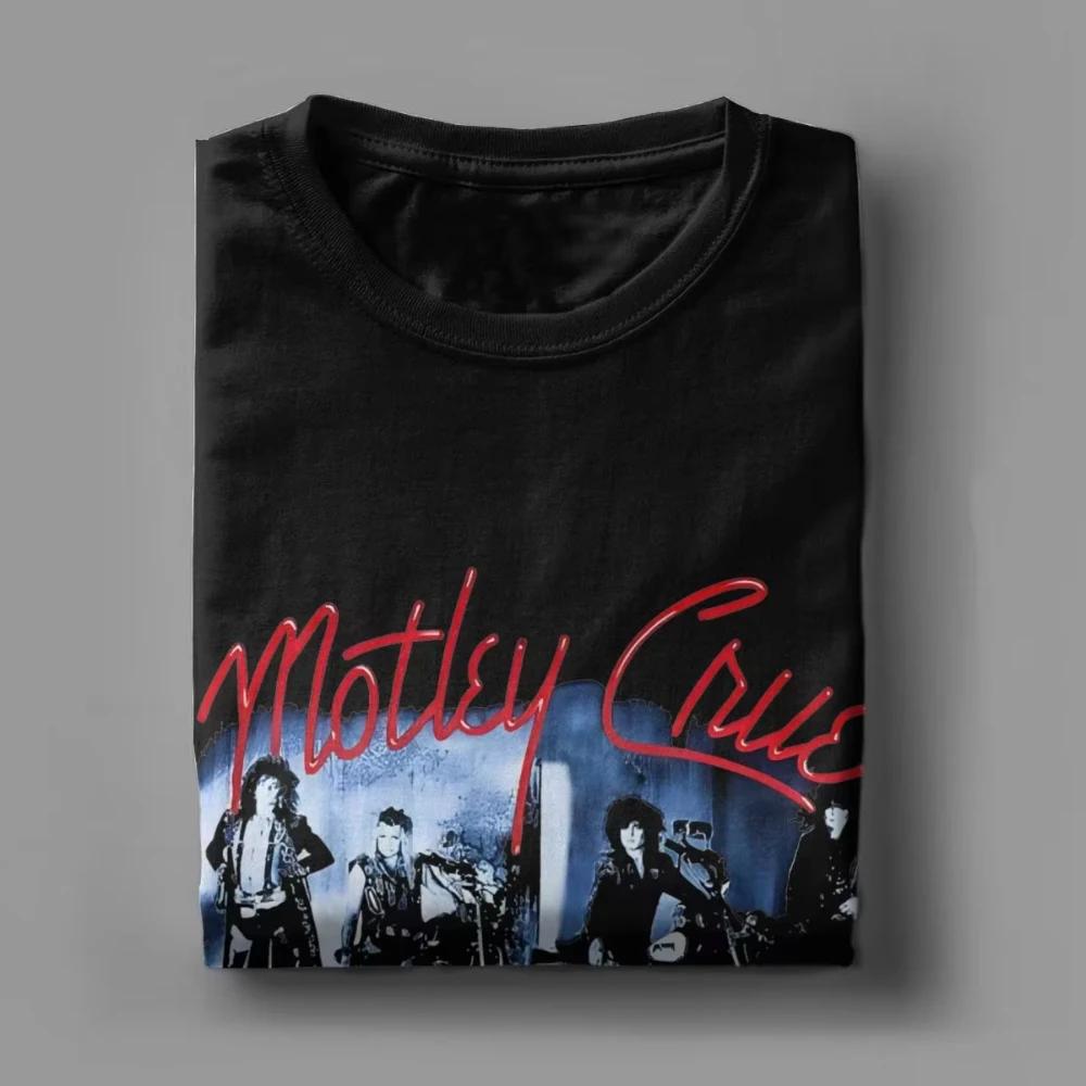 Herren Damen Motleys Girls Musik Baumwoll T-Shirt Crue Metal Band Baumwollkleidung Freizeit Kurzarm Rundhals T-Shirts Geschenk T-Shirts