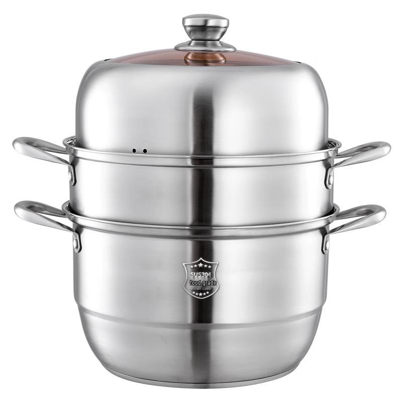 ZISIZ 304 Stainless Steel Multi-Layer Steamer Pot