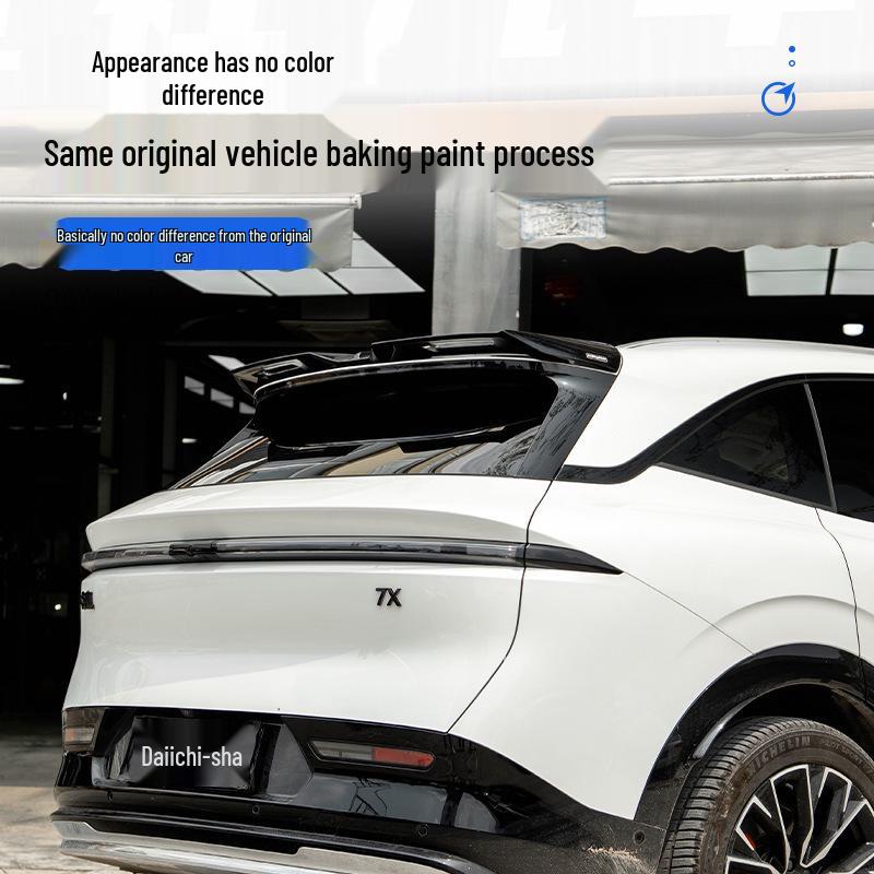 Zeekr 7X Rear Spoiler: Sporty Black MC Style Diffuser Wing