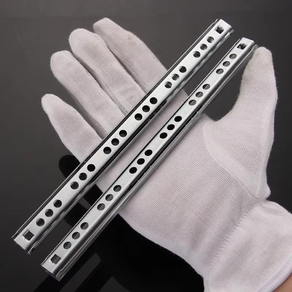 2 BUC Șine Sertar Late 17mm Glisare Bidirecțională Șină Sertar Rulment cu Bile de Oțel Glisant Dulap Bucătărie