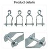 1-3 8 Size Chain Link Fence Hinges Effortless Gate Installation Hinge Installation Package Hot Dipped Galvanized Steel