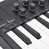 TOPINCN MIDI Keyboard Bluetooth 8 RGB Music Beginner to Black 25-Key Controller, Enabled, Wireless, Pads, Multi-DAW Compatible, Production,