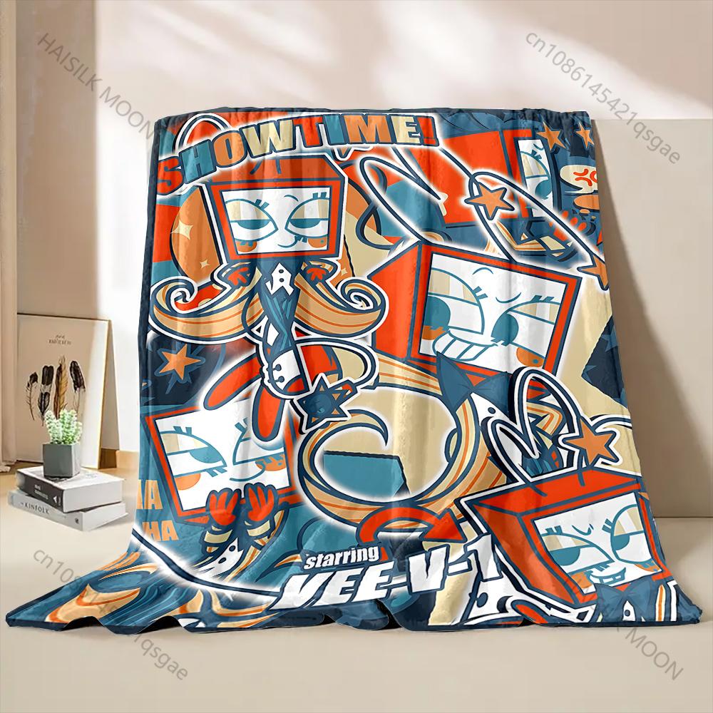 Multiple Styles TV Time Printed Cartoon Blanket Warm Soft and Comfortable Home Travel Blanket Sofa Blanket Luxury Gifts