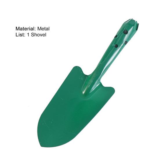Practical Anti-corrosion Planting Shovel Multi-purpose Anti-slip Handle Metal Flower Shovel for Garden