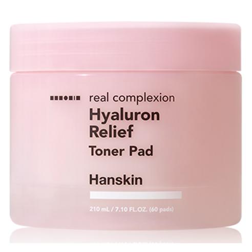 HANSKIN Real Complexion Hyaluron Relief Toner Pad 210ml / 60 Pads
