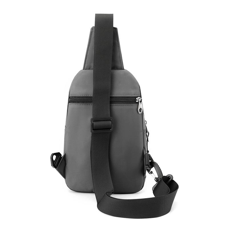 Nylon Men High Quality Chest Bag Large Capacity Outdoor Travel Shoulder Bag Waterproof Casual Crossbody Messenger Bag