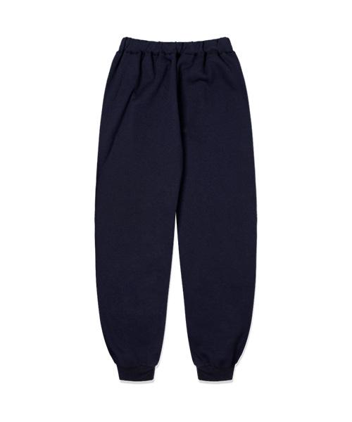 NTET [Fleece Lined] Plain Jogger Pants Navy