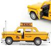 Plastic Miniature Toy Car Zinc Zinc Zinc Alloy Taxi Car Car Fashion Taxi Model Toy  Parent-child