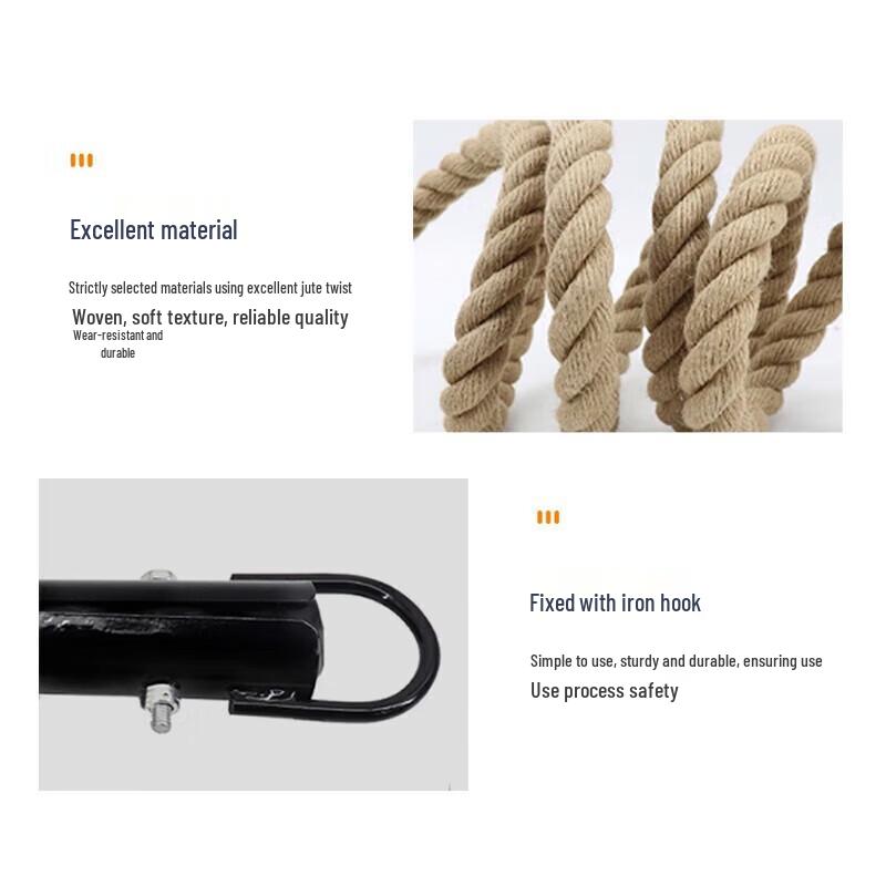 Xiaodantou Jute Climbing Training Rope with Steel Core