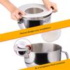 M-Modern-2PCS Mixer Bowl Lid Covers For Kitchenaid 5.5-6QT Bowls Stand Mixer Splash Guard Lids Prevent Ingredients From Spilling