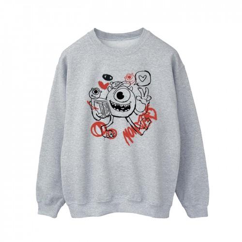 Monsters Inc Mens Mike Graffiti Sweatshirt
