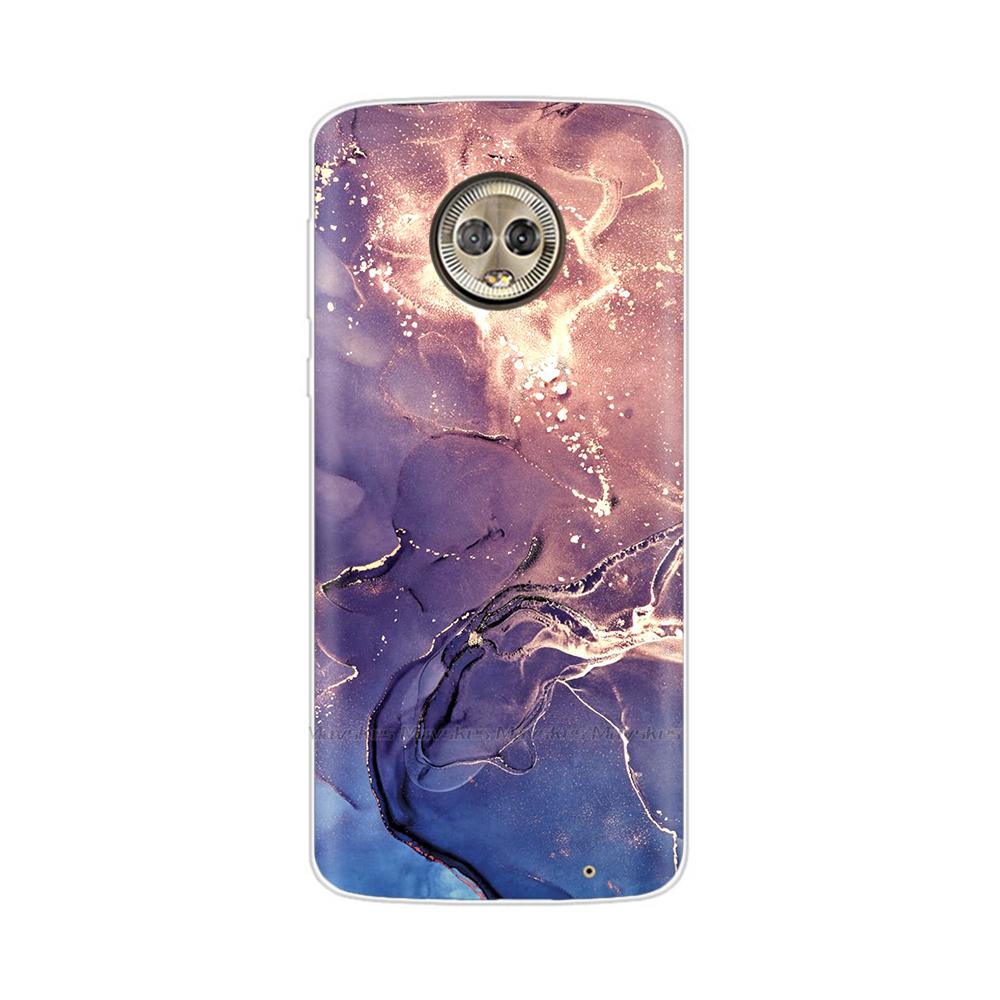 For Moto G6 Play Case TPU Soft Paint Animal Silicone Clear Cover for Motorola Moto G6 Play Plus G6Play Cases Protective Shell