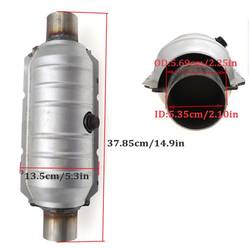 Katalysator für Universalmodell, 2,25 Zoll, 400 Zellen, Universal-Katalysator 83166, High Flow, Autozubehör