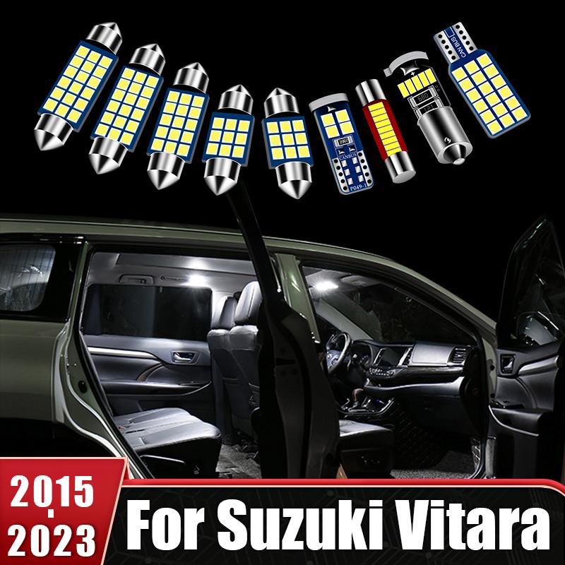 For Suzuki Vitara LY 2015 2016 2017 2018 5pcs Car LED Lights Reading Lamps Trunk Bulbs Accessories
