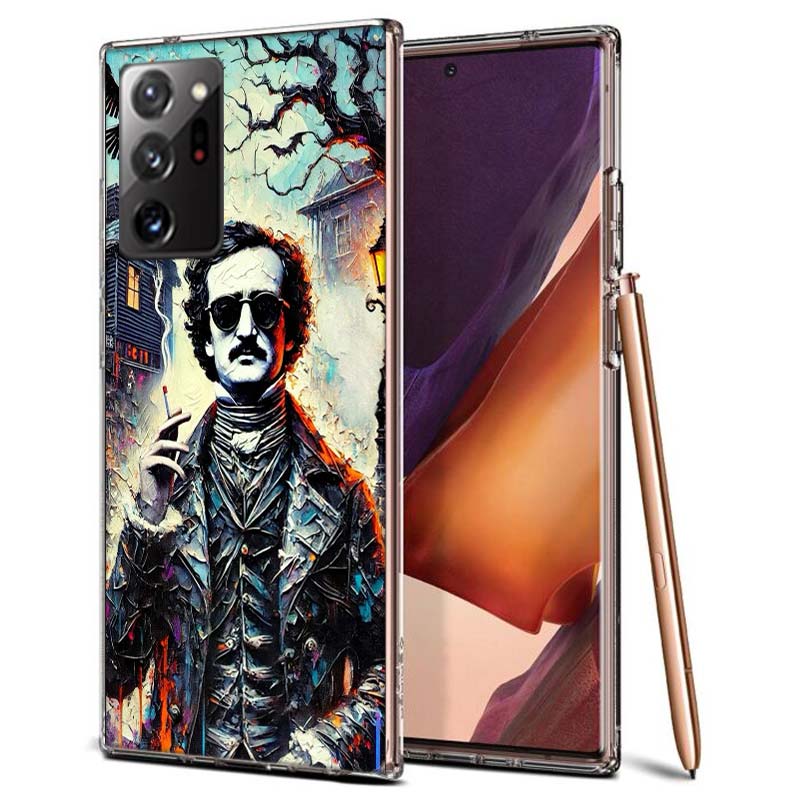 

Edgar Allan Poe Phone Case for Samsung A55 A35 A25 A15 A07 A05S A16 A17 A26 A36 A37 A56 A57 Galaxy Note 20 10 A50S A71 A51 A31 A Samsung A21S