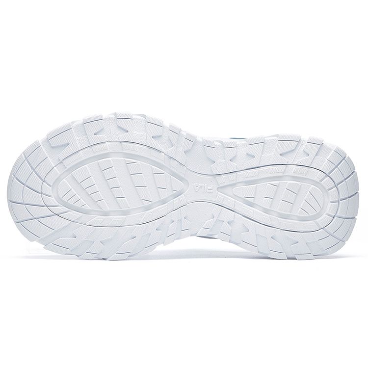 Fila Gear Fabric Synthetic Leather Trendy Outdoor Sports Shock Absorbing Wear Resistant Low Top Casual Shoes Women Casual Shoes White F12W044122FWT