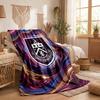 Burnley Football Print Flannel Blanket Soft Warm Sofa Bed Throw Blanket For Home Office Bedroom