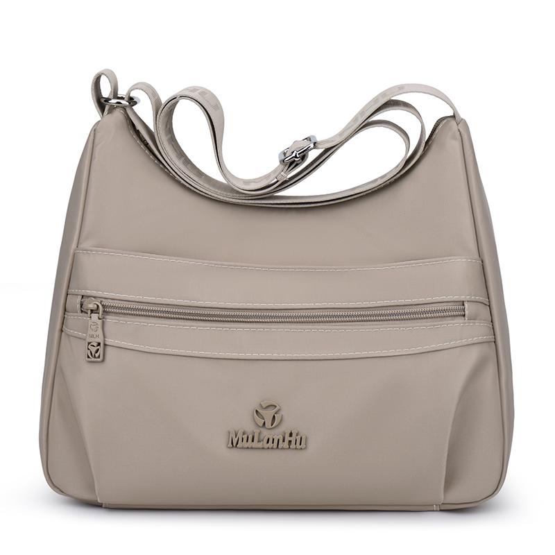 Lightweight Shoulder Bag Multi-compartment Small Square Bag Large Capacity Commuter Crossbody Bag