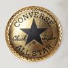 Converse All Star Gold Patch Hi Size Cm Sneakers, White/Gold, 23.5