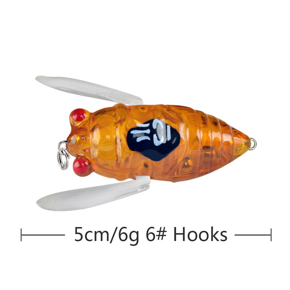 Water Surface Simulation Insect Fishing Bait 5cm/6g Lures