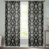 Skull Black Sheer Curtains Window Tulle Curtains For Living Room Bedroom For Kitchen Veiling Curtains Decoration