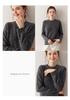 Autumn/Winter 2025 Women's Cashmere Knit Raglan Sweater - New Color, Loose Fit, Warm Pullover