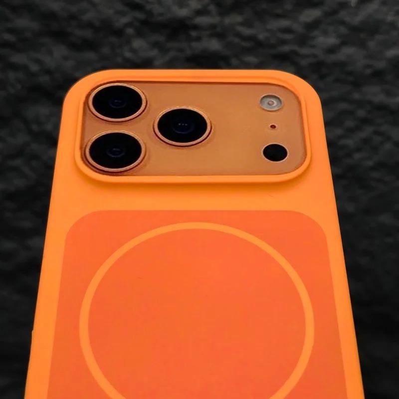 Luxury Liquid Silicone Candy Color Phone Case For iPhone 17 Pro Max 17Pro Soft Bumper Cases For iPhone17 Pro Max Magnetic Cover