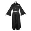 Demon Slayer Akaza Upper Rank Three Cosplay Costume - Full Set with Long Sleeves